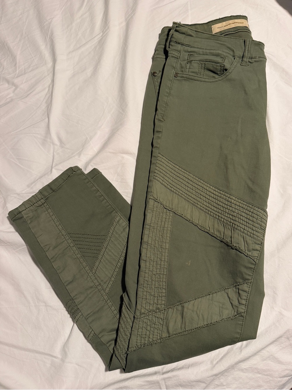 Pilcro Green Stet Pants